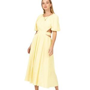 NWT Sunshine Yellow Maxi Dress Medium